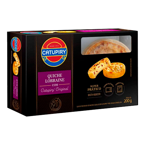 Quiche Recheado Congelado Catupiry Lorraine 200 g - 40331