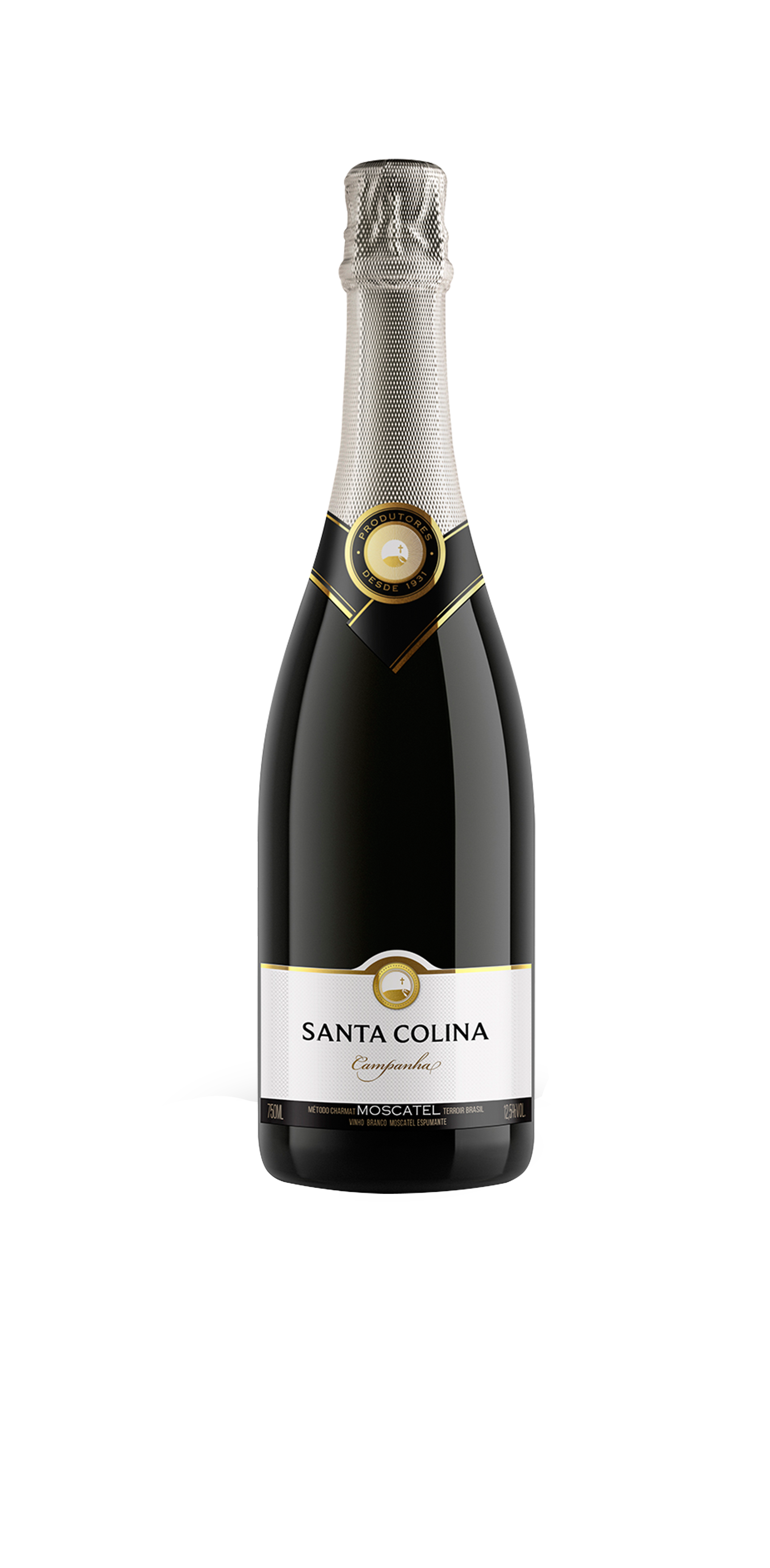Bebida Espumante Santa Colina Moscatel 750 ml - 40008
