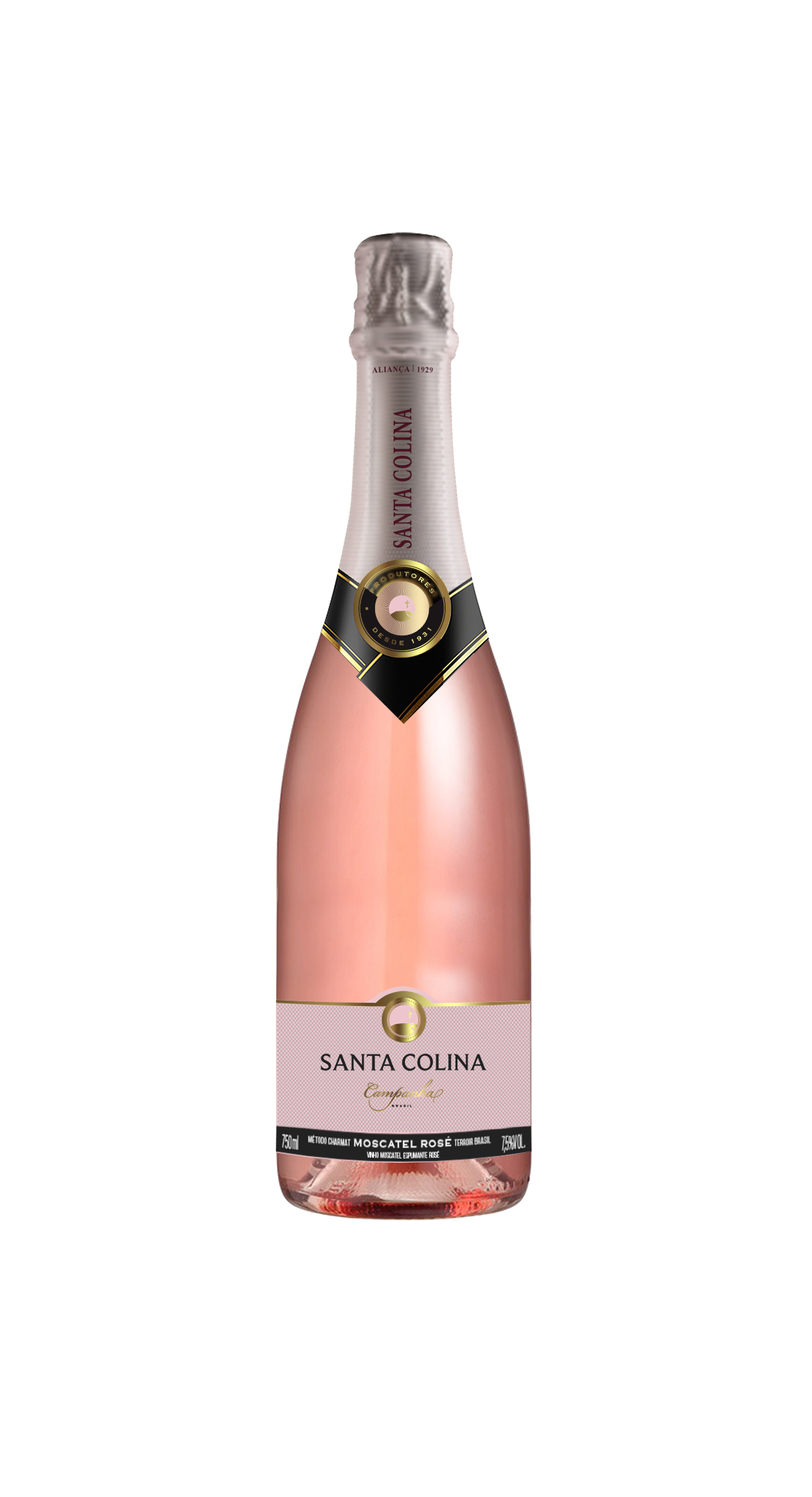 Bebida Espumante Santa Colina Moscato Rosé 750 ml - 40009