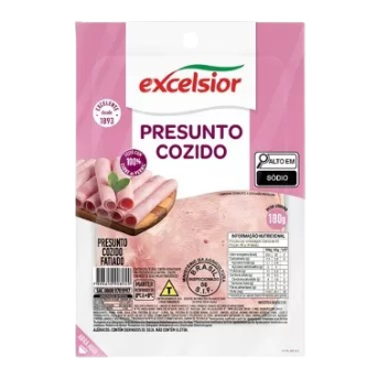 PRESUNTO FATIADO EXCELSIOR 180G - CX12