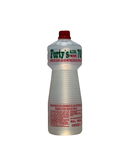 Álcool 70 Inpm 70% Desinfetante Hospitalar Fortys 1 Lt - 39350