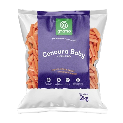 Cenoura Baby Congelada Grano 2 kg - 39354