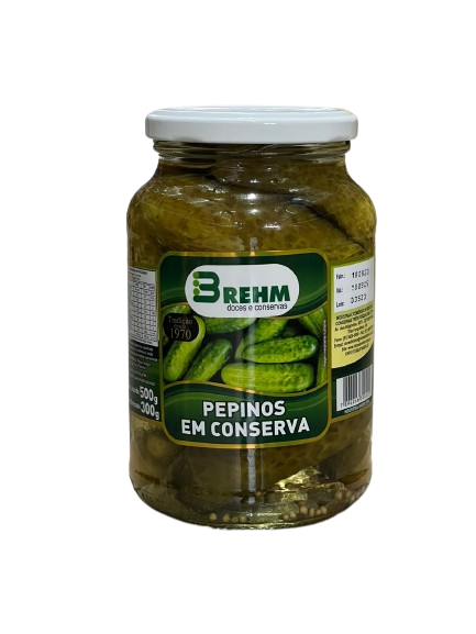 Pepino Brehm Vidro Pl 500 g - Pd 300 g - 39366