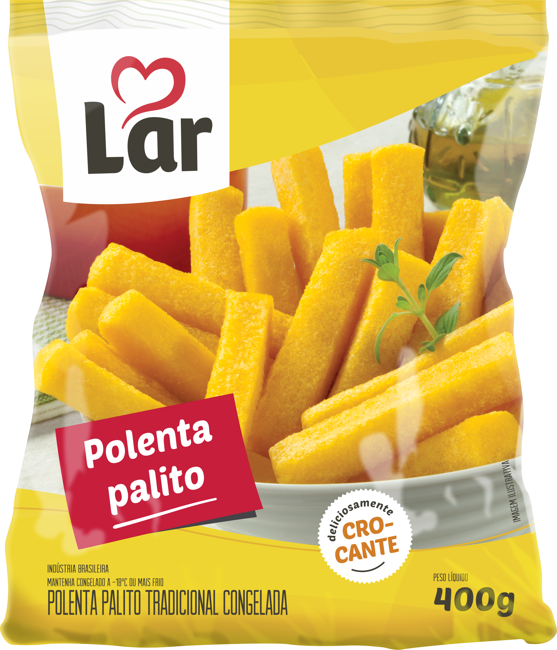 Polenta Palito Congelada Lar 400 g - 39381