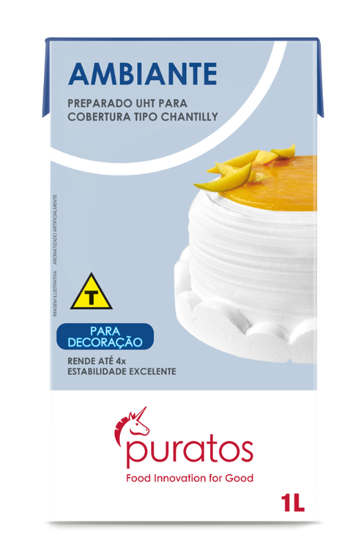 Chantilly Ambiente Puratos Tradicional 1 Lt - 39397