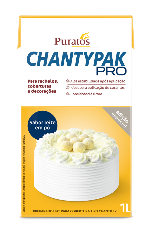 Chantypack Pro Puratos Leite em Pó 1 Lt - 39421