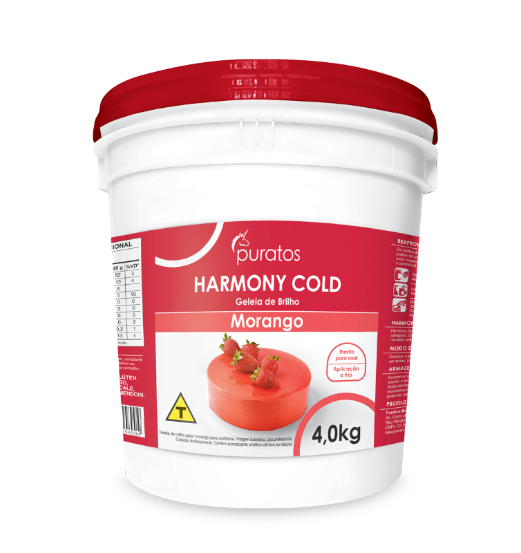 Brilho Harmony Cold Puratos Bd Morango 4 kg - 39457