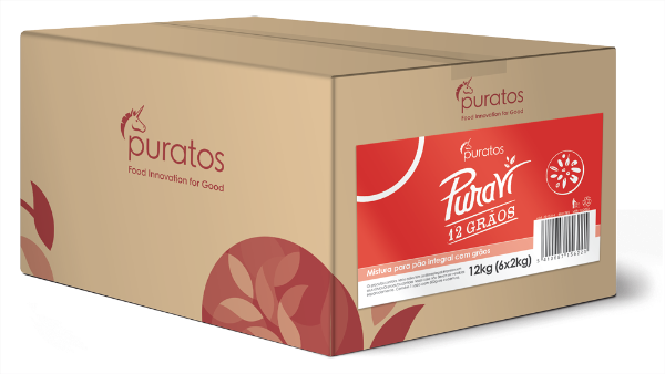 Mistura de Pão Puravi Puratos 12 Grãos 2 kg - 40377