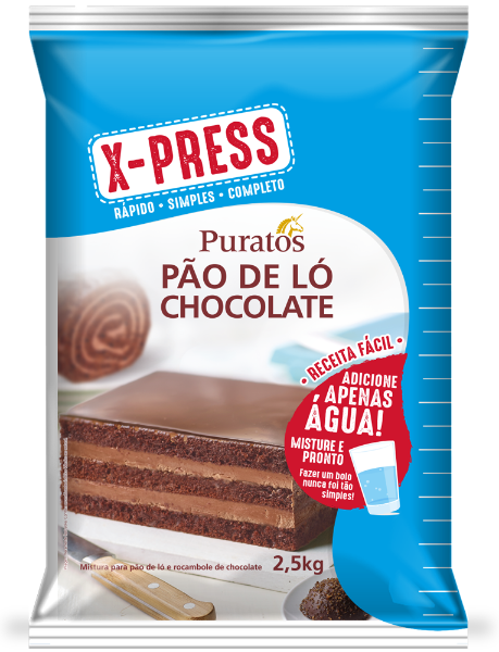 Pão de Ló X-Press Puratos Chocolate 2,5 kg - 39463