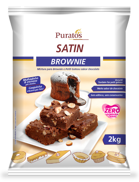 Satin Brownie Puratos Saco 2 kg - 39472