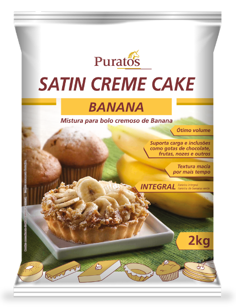 Satin Creme Cake Puratos Saco Banana 2 kg - 39482