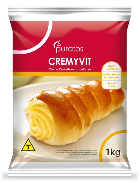 Creme Confeiteiro Cremyvit Puratos Frio 1 kg - 40029