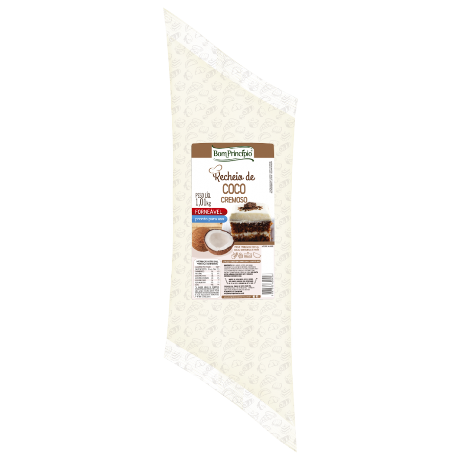 Recheio de Fruta Bom Princípio Coco 1,01 kg - 39508