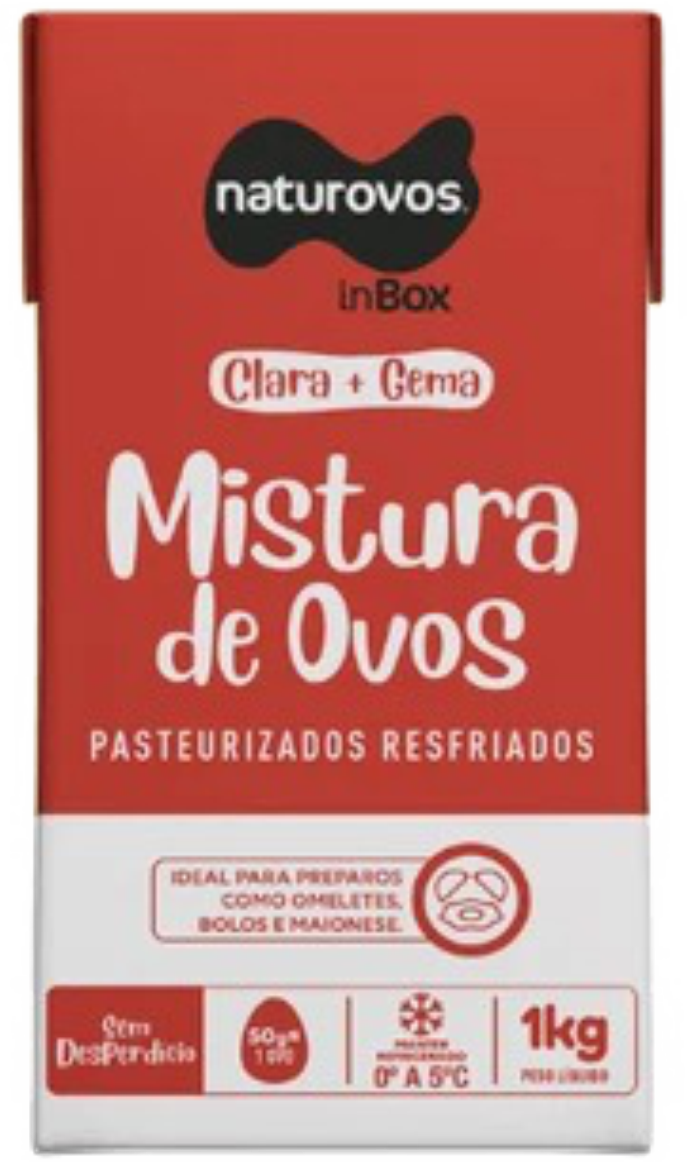Mistura de Ovos Past Naturovos Inbox 1 kg - 39520