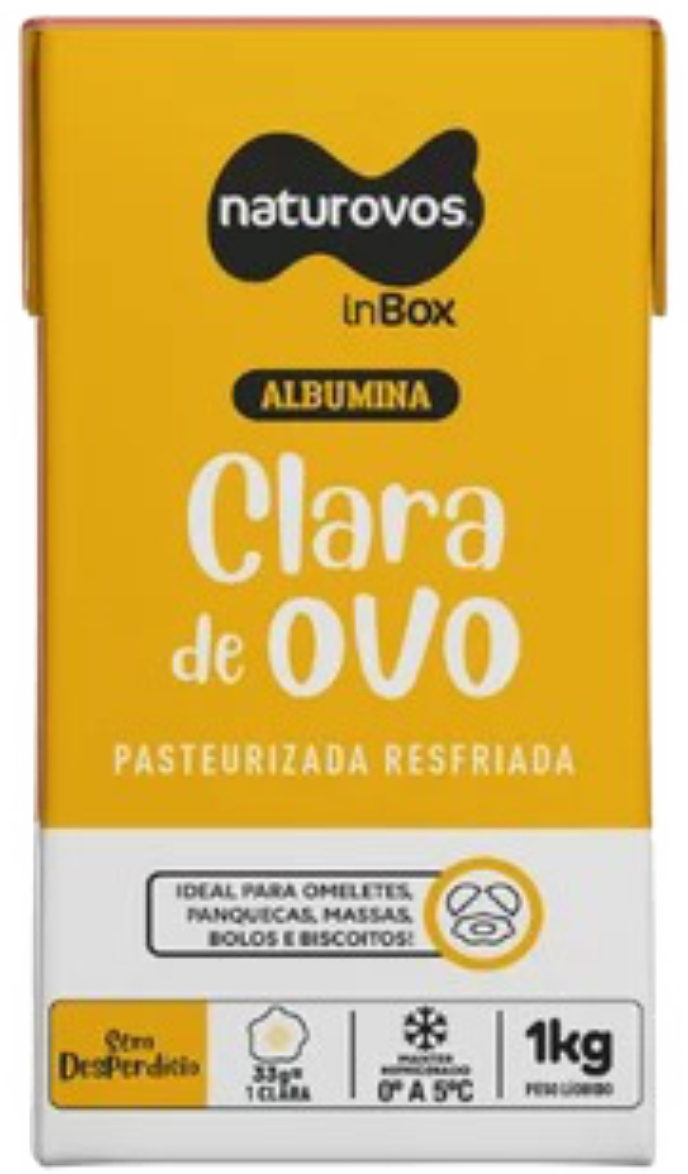 Clara de Ovo Pastorizada Naturovos Inbox 1Kg - 40033