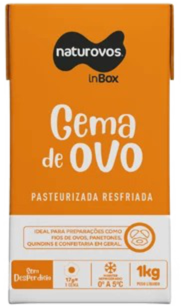 Gema de Ovo Pastorizada Naturovos Inbox 1Kg - 39913