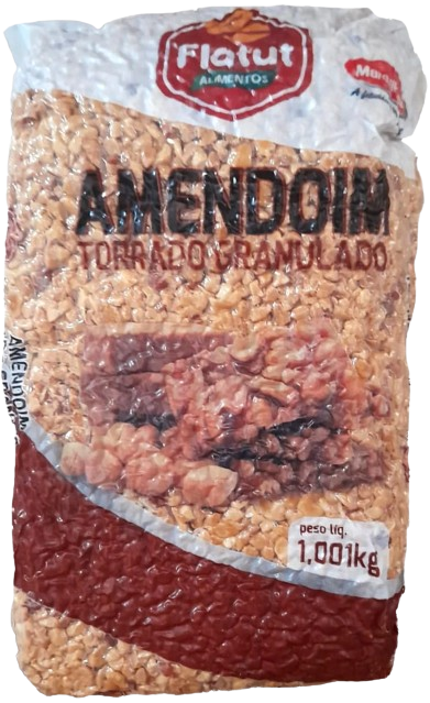 Amendoim Torrado Flatut Granulado 1 kg - 39523
