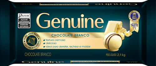 Chocolate Barra Genuine Branco 2,1 kg - 40389