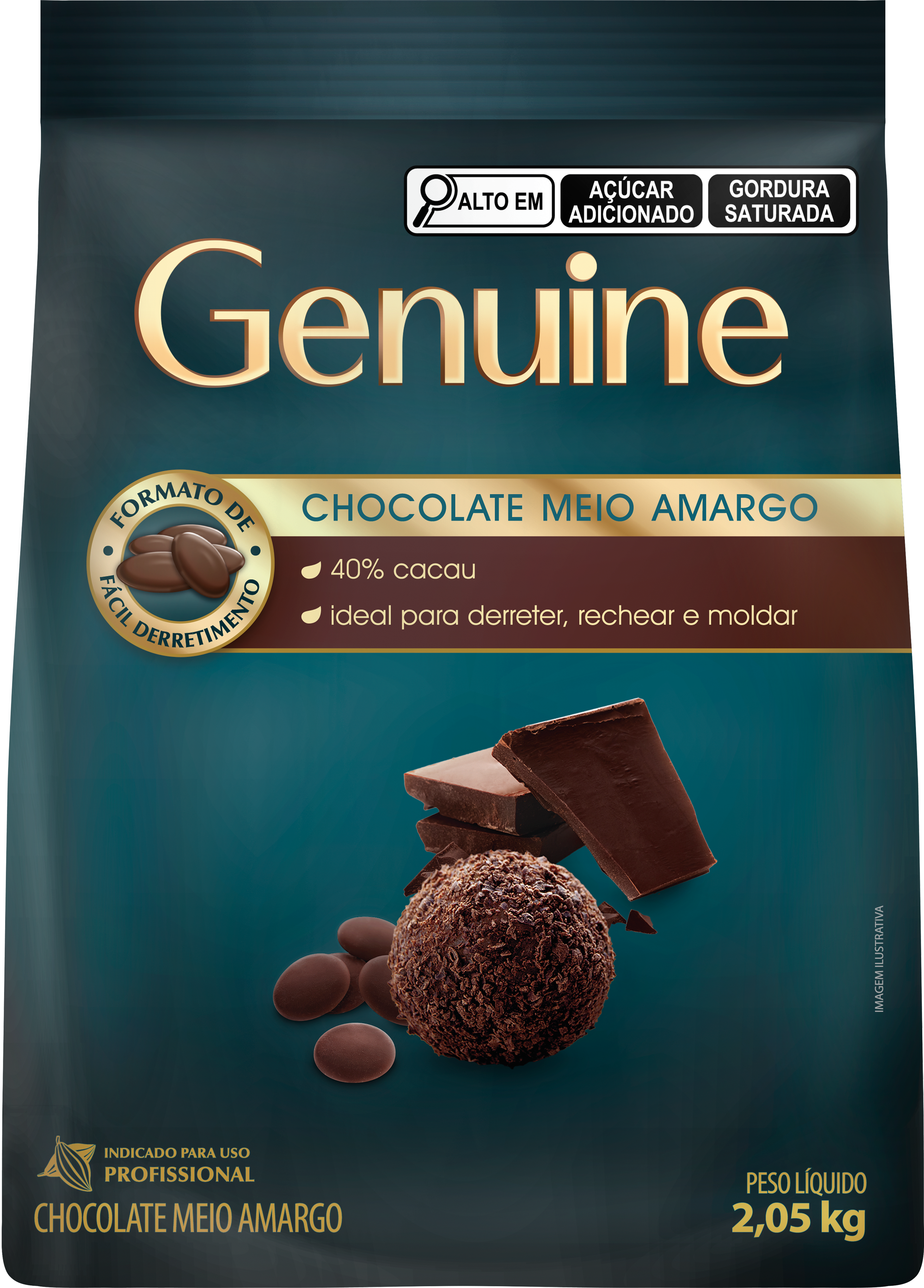 Chocolate Moedas Genuine 2,05Kg - 40391