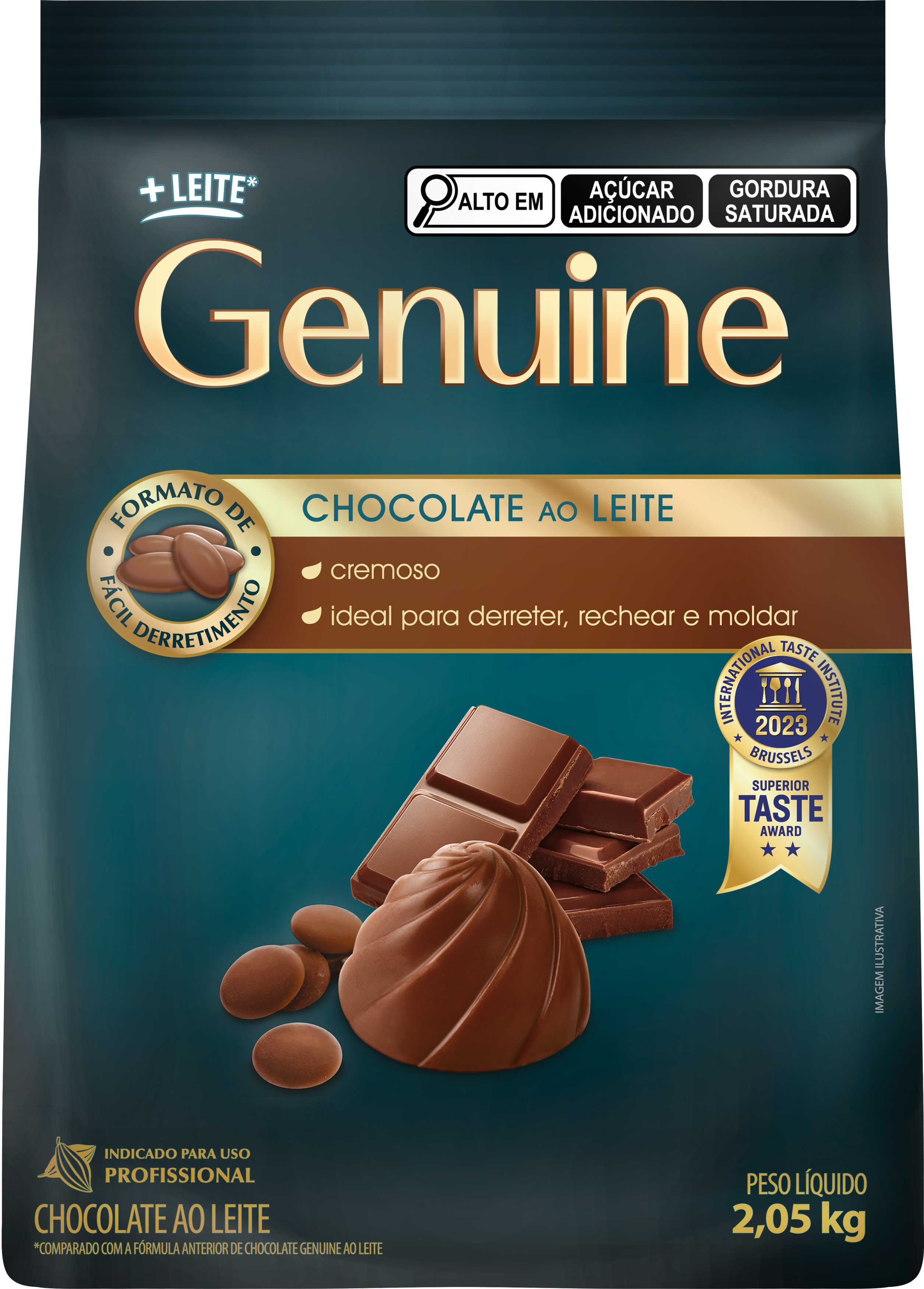 Chocolate Moedas Genuine Ao Leite 2,05 kg - 39555