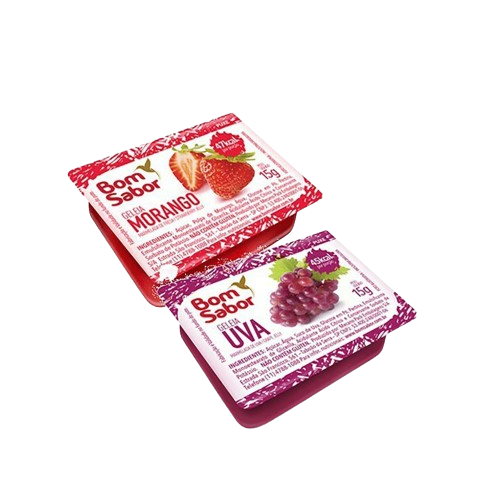 Geleia Blister Bom Sabor Morango/Uva 15 g - 39556