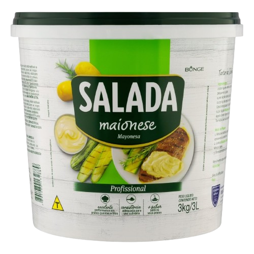 Maionese Salada Balde 3 kg - 39558