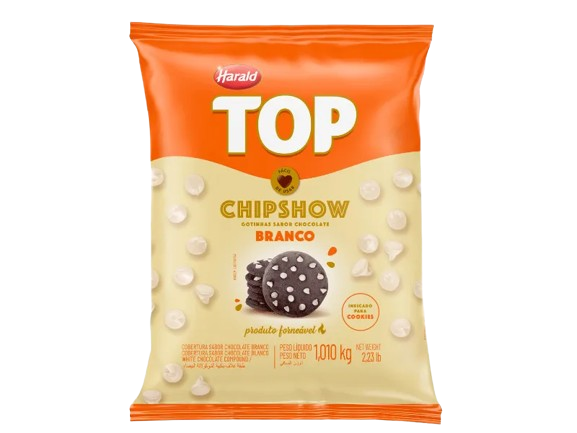 Cobertura Gotas Chipshow Top Branco 1,01 kg - 39570