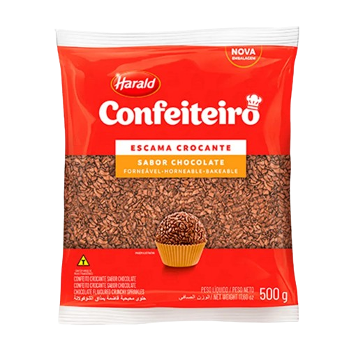 Escama Crocante Confeiteiro Harald Chocolate 500 g - 39574
