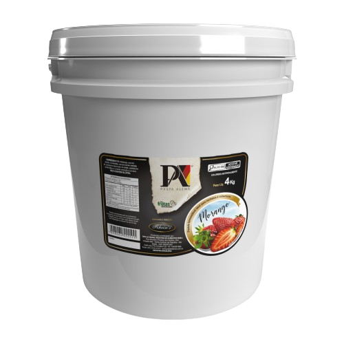 Pasta Alemã Balde Morango 4 kg - 39605