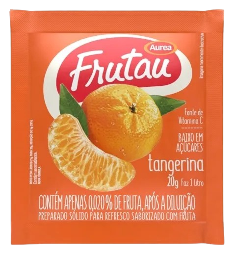Refresco Pó Frutau Aurea Dp 15 Unidades Tangerina 20 g - 39618