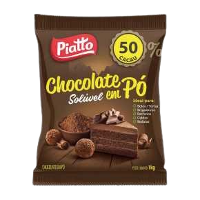 Chocolate em Pó Piatto 50% Cacau 1 kg - 39621