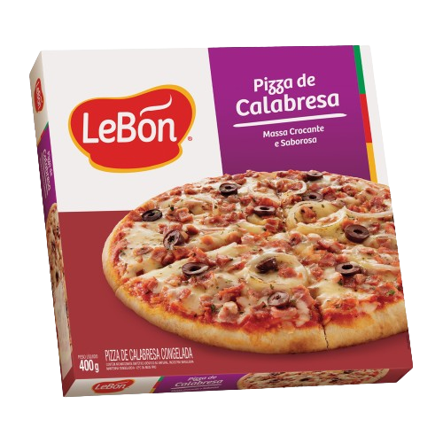 Pizza Lebon Calabresa 400 g - 39693