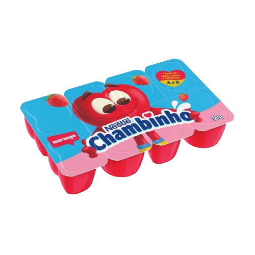 Iogurte Chambinho Petit Bandeja Nestlé Morango 320 g - 39702