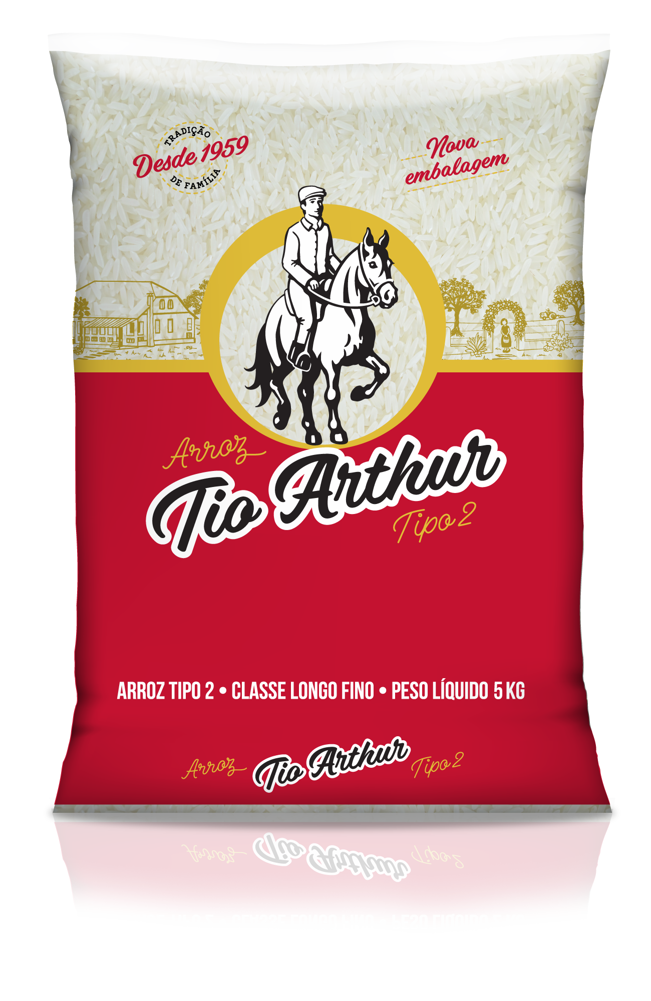 Arroz Tio Arthur T2 Branco 5 kg - 39704