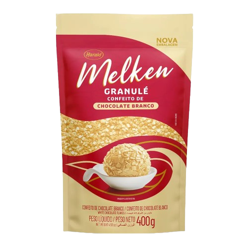 Chocolate Granulado Sachê Melken Branco 400 g - 39719