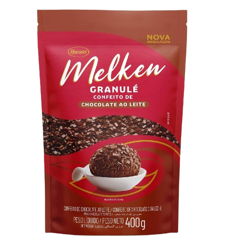 Chocolate Granulado Sachê Melken Ao Leite 400 g - 39720