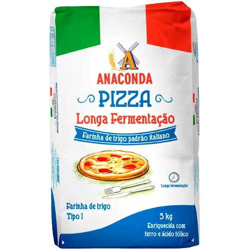Farinha de Trigo Anaconda Pizza Longa Fermentação 5 kg - 40045