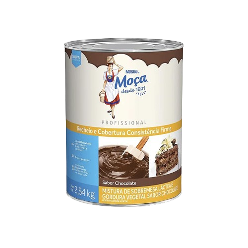 Recheio e Cobertura Lata Moça Chocolate 2,54 kg - 39739