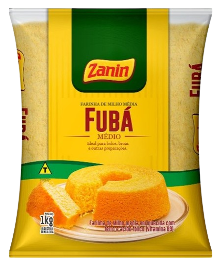 Farinha de Milho Zanin Média 1 kg - 39753