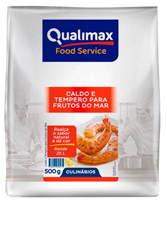 Caldo e Tempero Qualimax Frutos do Mar 500 g - 39780