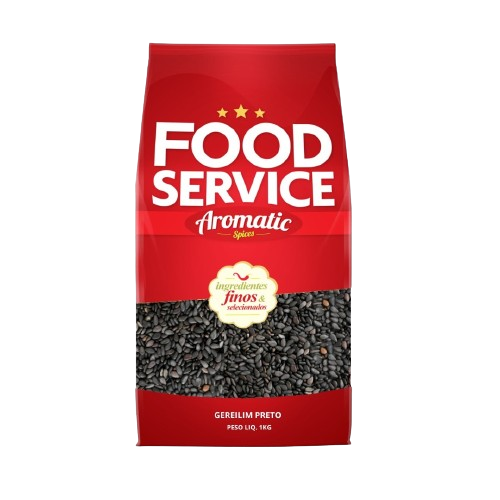 Gergelim Aromatic Sachê Preto 1 kg - 39815