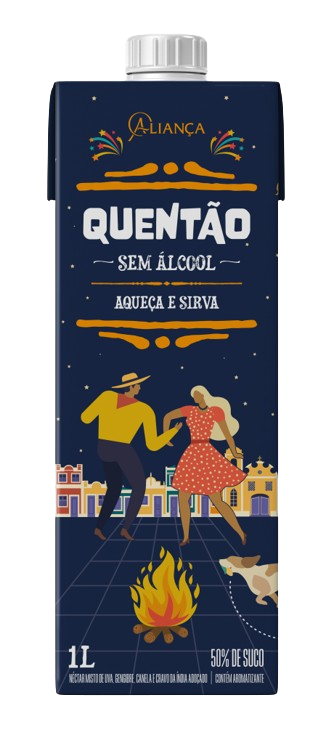 Quentão Uva Sem Álcool Aliança TP 1L - 40063