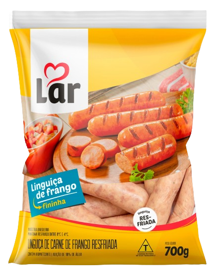 SALSICHAO FRANGO LAR FININHA 700G - CX20