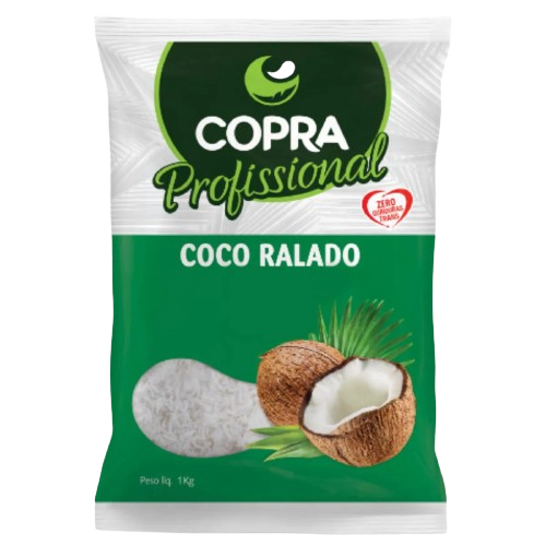 Coco Ralado Seco Profissional Copra Fino 1 kg - 40069