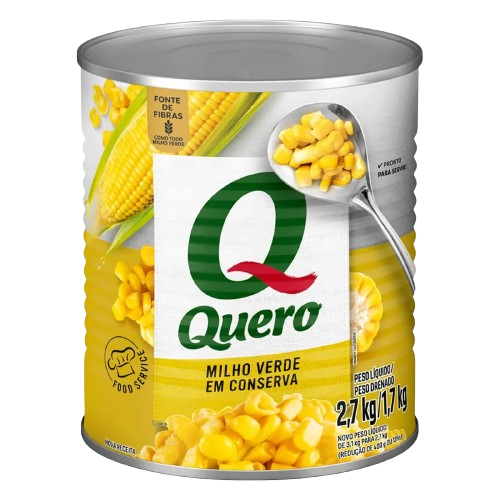 Milho Verde Quero Lata 1,7Kg - 39921