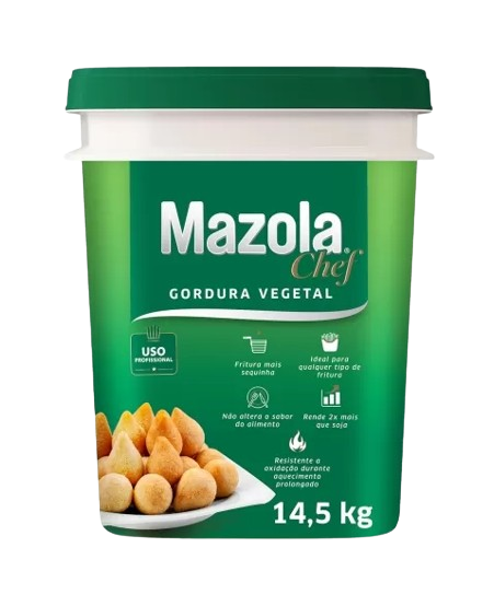 GORDURA VEGETAL MAZOLACHEF 14,5KG - BALDE