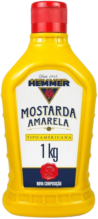 Mostarda Amarela Hemmer Squeeze 1 Kg