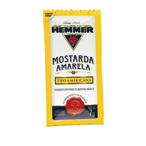 Mostarda Amarela Hemmer Sachê 7 Gramas