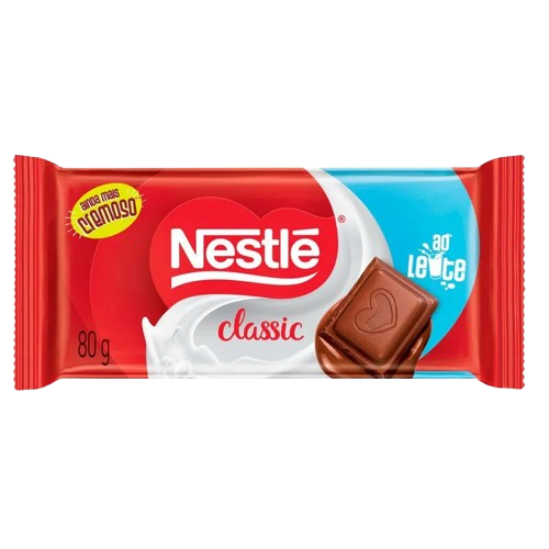 Chocolate Barra Nestlé Classic 80 g - 40449