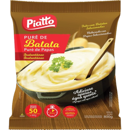 Purê de Batata Piatto Bag 800G - 40452